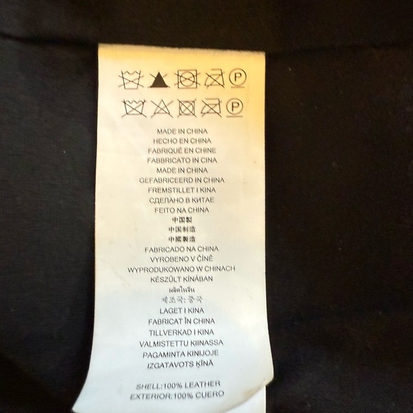 MICHAEL Michael Kors Leather Jacket Size Large - Picture 10 of 16